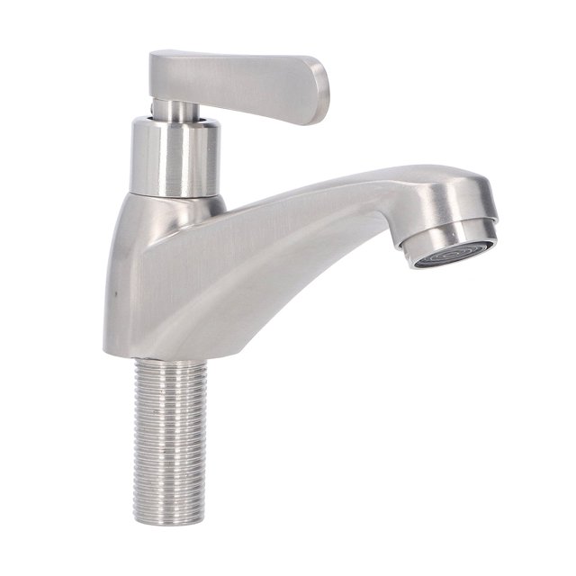 Grifo De Baño De Agua Fría, Grifo De Agua Fría Individual De Ahorro De Agua De Acero Inoxidable 304 Para Cocina