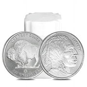 PRIVATE MINT Tube of 20 - 1 oz Buffalo Silver Round .999 Fine (Roll, Lot of 20)