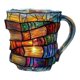 thumbnail image 1 of Taza de libro pintado, taza de café, decoración del hogar, de café creativa de resina para bibliotecarios, lectores, escritores, bibliófilos, amantes Estilo B, 1 of 8