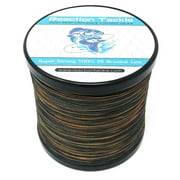 Reaction Tackle Braided Fishing Line- Green Camo
