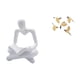 thumbnail image 1 of Escultura creativa abstracta de pájaro pensador, figura artesanal para sala de estar, dormitorio, oficina, decoración coleccionable, adorno versátil p, 1 of 8
