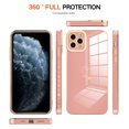 thumbnail image 2 of OOK For iPhone 11 Pro Max Case, Luxury Cute Love Hearts Plating Electroplated TPU for Women Girls with Camera Lens Protection Shockproof Phone Cover, Pink, 2 of 6