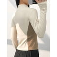 thumbnail image 4 of Top-kevin Women's Workout Jacket Fitness Top Colorblocked Design Polyester and Elastane Suitable for Running Gym and Yoga, 4 of 10