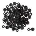 thumbnail image 1 of Paquete Polipropileno Bisagras Tapas De Tornillo Arandela Cubierto Plàstico Encabeza Negro Yotijar Cubierta plástica, 1 of 10