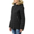 thumbnail image 2 of Ma Croix Women's Lightweight Puffer Jacket with Detachable Fur Hood, 2 of 7