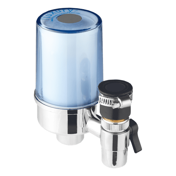 Little Luxury 3-Stage Faucet Mount System, Water Filter Reduces Lead and Chlorine