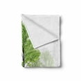 thumbnail image 2 of Forest Soft Flannel Fleece Throw Blanket, Sketch Style Tree with Green Leaves Abstract Dreamy Springtime Environment, Cozy Plush for Indoor and Outdoor Use, 50" x 60", Green Black White, by Ambesonne, 2 of 6