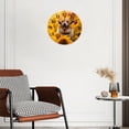 thumbnail image 3 of Round Analog Wall Clocks with Non-Ticking Sweep Movement,Battery Operated Clcoks Decorative for Home,Office-Dolphins Jump Out Of The Sea At Sunset(14inch), 3 of 4