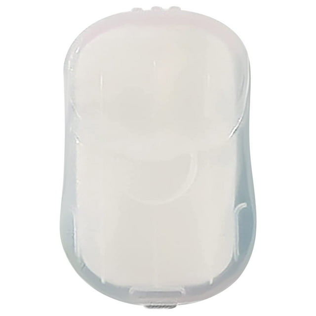 DPTALR 50 Pcs Comprimés Jetables pour Lavage des Mains Voyage Transport Papier Savon de Toilette Portable