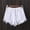 White, variant on Women's Casual Distressed Denim Shorts with Wide Legs and Rough Edge Hem