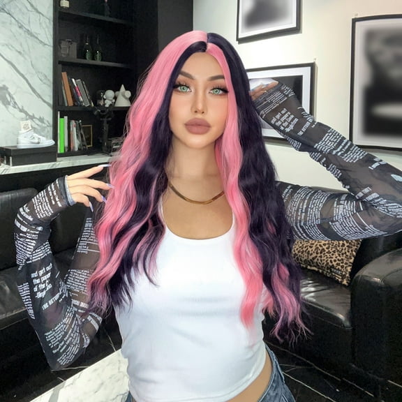 22 Inches Long Loose Micro Curly Hair Synthetic Wig for Girls - for Daily Wear and Holiday Celebrations