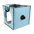 thumbnail image 1 of Pet Dryer Cage, Pet Drying Box Folding Mesh Design  For Camping Blue,Grey,Pink, 1 of 8