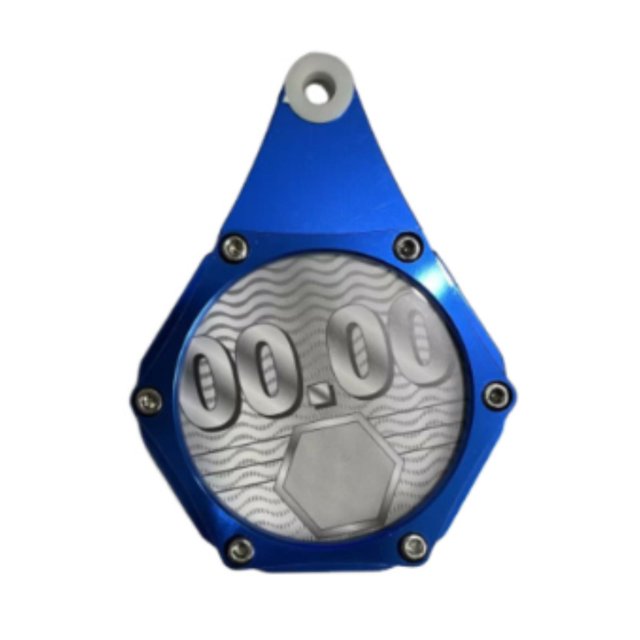 Soporte para disco de impuestos de motocicleta Soporte para etiquetas Componente de reemplazo Placa de marco de permiso Azul