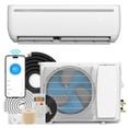thumbnail image 1 of DEXTRUS Climatiseur Thermopompe Mini-Split 12000 BTU, Wi-Fi Activé 20 SEER2 115V Sans Conduits AC Froid, 750 Pi2, Compatible avec Alexa, Réfrigérant R32 et Trousse d'Installation, Blanc, 1 of 10