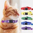 thumbnail image 5 of Cat Collars with Bells Set,Adjustable Safety Kitten Collar for Girl Boy，for Male Cats Pet Supplies Accessories - A, 5 of 5