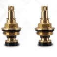 thumbnail image 2 of Lefu Brass Slow Opening Spool Faucet Hot and Cold Water Spool G1/2 Bsp 20 Tooth, 2 of 9