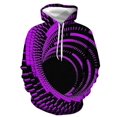 thumbnail image 1 of 2024 Sweat à Capuche Graphique 3D Vertigo, Mode Décontractée, Manches Longues, 1 of 5