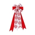 thumbnail image 1 of Liyamei Wreath Bow Bow Ribbon Bow Wreath Festive Home, 1 of 3
