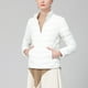 thumbnail image 4 of Parkas de manga larga para mujer, chaqueta de plumón con cuello alto y cremallera, ligera y versátil, con bolsillos, para invierno, de algodón., 4 of 4