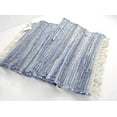 thumbnail image 3 of Fennco Styles Gênes Collection Bohemian Chindi 100% Pure Cotton 16 x 54 Inch Table Runner – Denim Blue Table Cover for Everyday Use, Banquets, Wedding and Special Occasion, 3 of 5