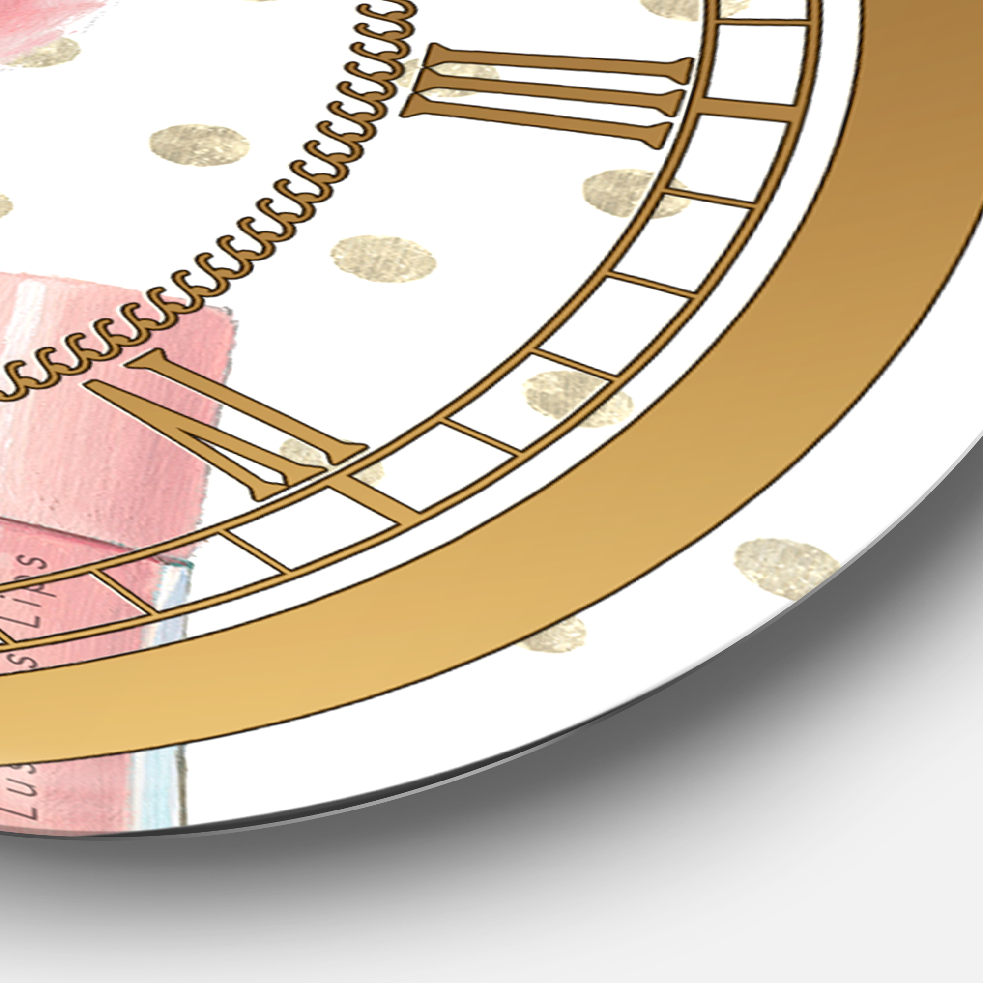 Designart 'Simply Splendid II' Glam wall clock