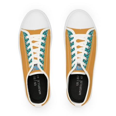 

Seasidesart Chestnut Teal Checkered Men s Low Top Sneakers