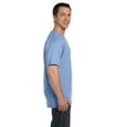 thumbnail image 3 of The Hanes 61 oz Beefy-T with Pocket LIGHT BLUE S, 3 of 3