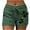 Green pants for women, variant on up to 60% off Gifts Usmixi Summer Shorts for Women Fashion Elastic Waist Dog Paws Print Short Pants Soft Cotton Drawstring Plus Size Shorts with Pocket Red s