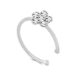 thumbnail image 1 of fastboy Rhinestone Flower Fake Hoop Nose Ring Punk Fake Lip Clip Girl Nostril Hoop Ear Hoop Ring Body Jewelry, 1 of 9