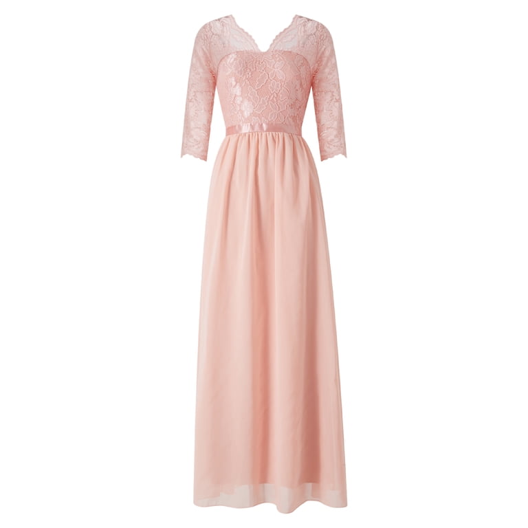 fitted lace wedding dress 10 Maxi Dresses That Look High-End for Under $50 at Amazon main image 1