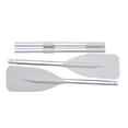 thumbnail image 1 of FUTUREORYY 1 Paire d'Aviron de Kayak en Alliage d'Aluminium Durable Détachable Gris pour Bateau, 1 of 8