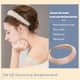 thumbnail image 3 of Minnieouse Diadema con cuentas de cristal, esponja gruesa Flexible, Color a juego, tejido con diamantes de imitación, tocado para mujer, adorno de boda Accesorio para el cabello Rosa+Blanco Minnieouse  AP010972-02B, 3 of 6