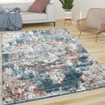 thumbnail image 4 of Paco Home Vintage Rug Oriental Design with Modern Ornaments Multicolor Blue 3'11" x 5'7" 4' x 6' Runner,Rectangle, 4 of 5