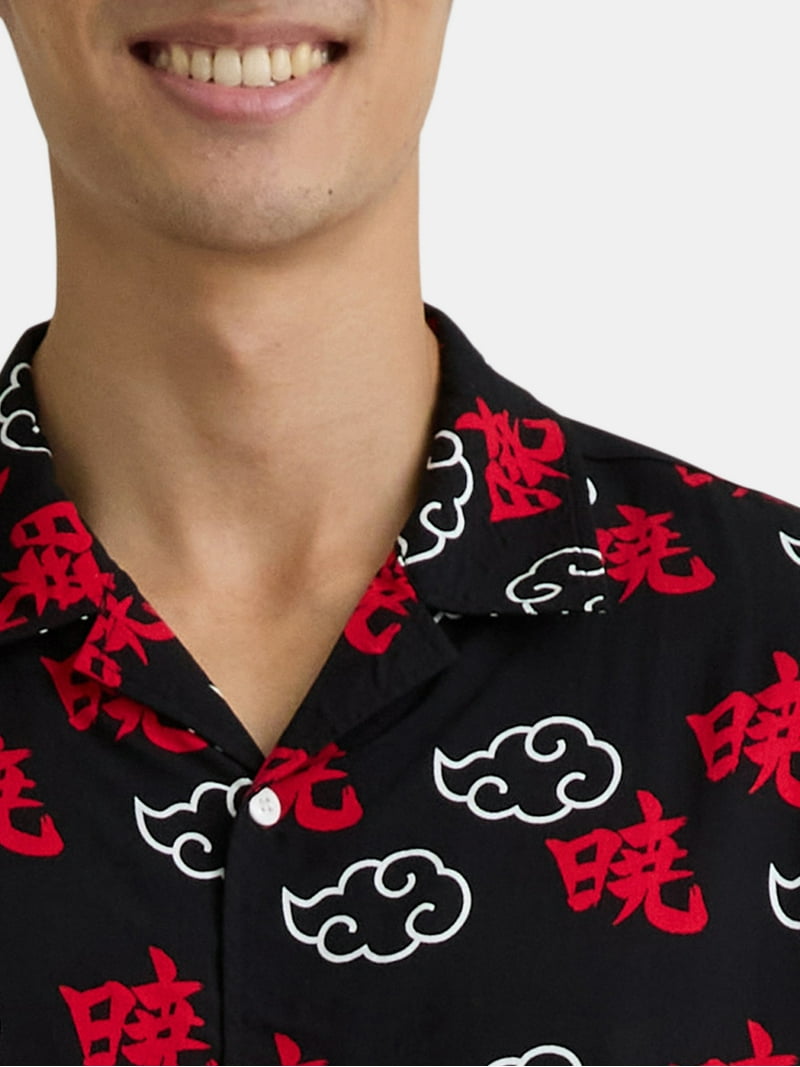 akatsuki dress shirt Naruto Shippuden Akatsuki Cloud Toddler Woven Button-Up - BoxLunch Exclusive