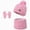 A50-Watermelon Red, variant on Ccpelsie Kids Toddler Winter Hat Beanie with Pom Pom Warm Knit Cap for Girls Boys(Beige,4-10 Years)