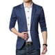 thumbnail image 4 of Traje casual de primavera y otoño para hombre Traje pequeño ajustado para hombre Chaqueta de traje casual para hombre, 4 of 6