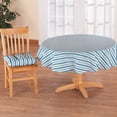 thumbnail image 3 of William Roberts Blue Stripe Tablecloth, 3 of 4