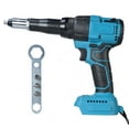thumbnail image 1 of Brushless Rivet Nut Tool Heavy Duty Hand Riveter Manual Rivet Machine Kit with 4 Rivet Head Sturdy Durable Pop Rivet Tool Kit Electric Rivet Machine Tool for Car Manufacturer, 1 of 10