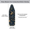 thumbnail image 5 of Kuiaobaty Golden Butterfly Blue Ironing Board Cover Soft Heavy Duty Iron Covers Protective Scorch Polyster Dust Cover Standard Size 15 x 54 Inch for Ironing Board Home Decor, 5 of 5