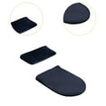 thumbnail image 6 of deevoka Toilet Lid Seat Cover Set Comfortable Portable Protector Cover Velvet Decoration Navy, 6 of 9