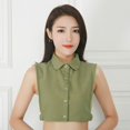 thumbnail image 3 of Women Floral Classic Detachable Shirt Fake Collar Clothes Accessories Lapel Blouse False Collar 8, 3 of 8
