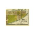 thumbnail image 4 of Historic County Map - Galveston County Texas - Island City 1890 - 30.94 x 23 - Vintage Wall Art, 4 of 5