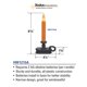 thumbnail image 5 of Vela LED para ventana Xodus Innovations HW1215A, 21,5 cm, color ámbar, 5 of 6