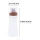 thumbnail image 3 of Botella exprimible para condimentos de 350 ml (11 oz) | Dispensador con tapa abatible para aceite, salsas y glaseado | Plástico apto para uso alimentario | Incluye 1 botella, 3 of 7