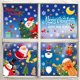 thumbnail image 4 of Piezas navideño para ventana, 9 hojas, muñeco de nieve, hombre de jengibre, decoración para el hogar y la Oficina, 130, 4 of 4