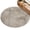 Beige, Taupe, Khaki, variant on Round Rugs 4Ft, Brown Beige Round Area Rug Washable Indoor Throw Carpet, Farmhouse Linen Texture Soft Non Slip Circle Rug for Kitchen Nursery Room Home Decor