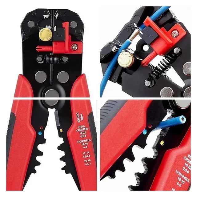 Crimper Cab Cutter Adjustab Automatic Wire Stripper Multifunctional Stripping Crimping Pliers Terminal Hand Tool ,Widely Used