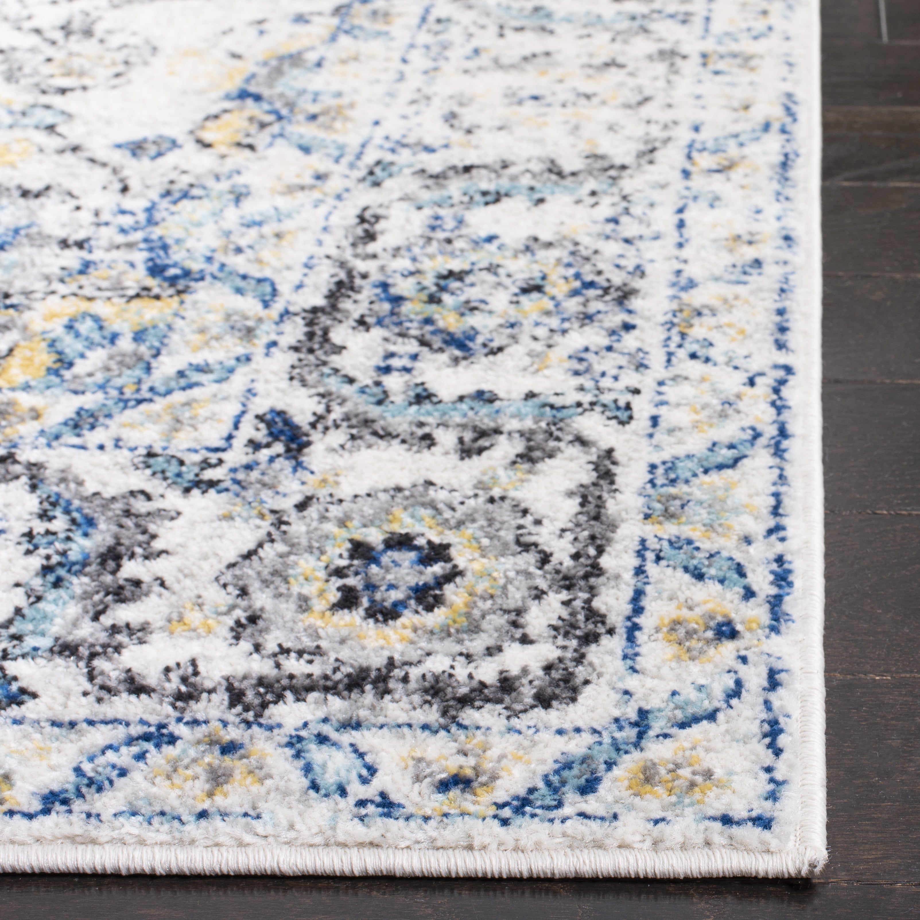 Safavieh Madison Katina Traditional Oriental Area Rug, Gray/Ivory, 12' x 12' Square