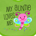 thumbnail image 4 of Inktastic My Auntie Loves Me- Cute Dragonfly Boys or Girls Baby Bib, 4 of 4