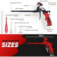 thumbnail image 4 of LUFT WERKZEUGE Professional Foam Spray Gun Kit – 20 Guns with 180 Extenders, Metal PU Expanding Foam Applicator (20 Pack), 4 of 8